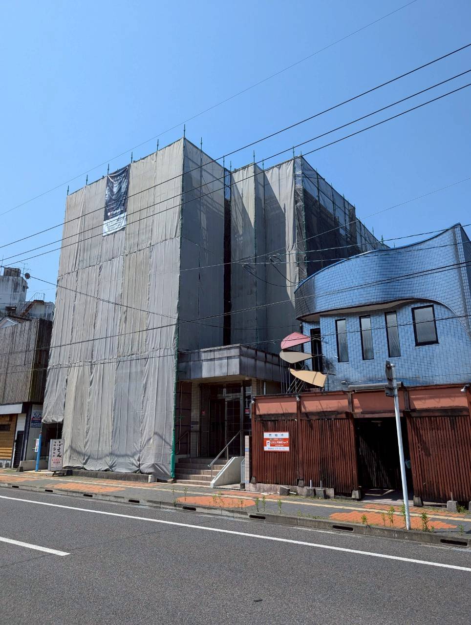 都城市牟田町のマンションで外壁塗装のご依頼をいただきました！